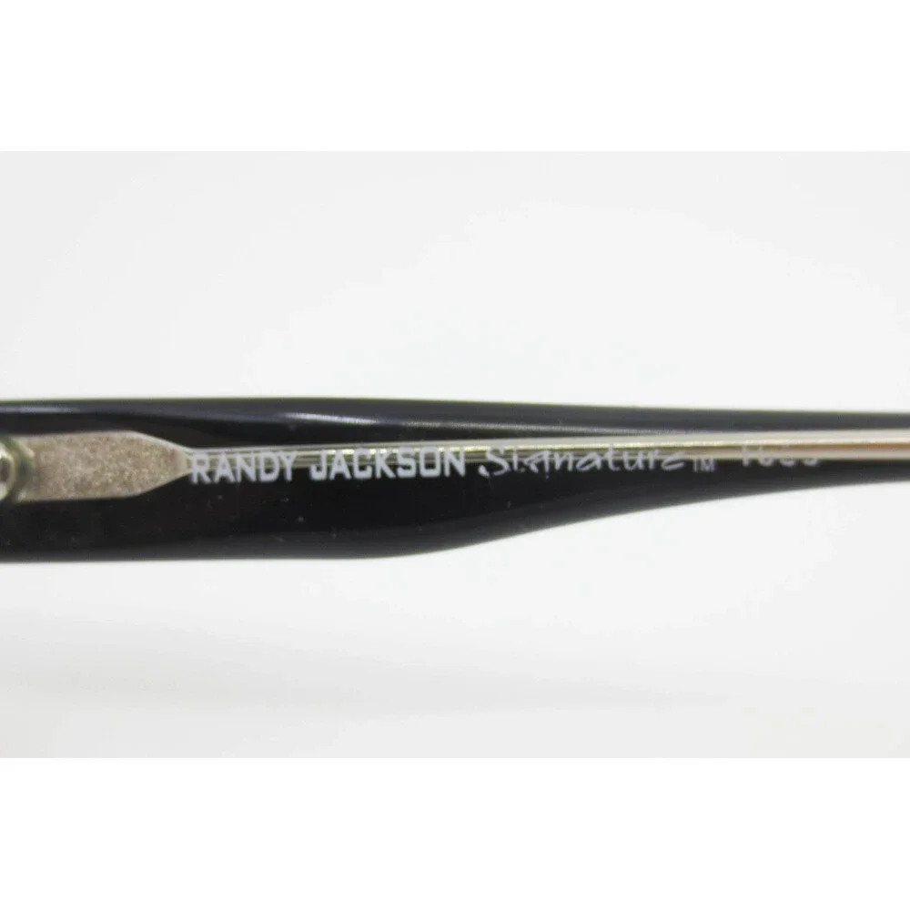 Randy Jackson Signature 1665 Black Rectangular Eyeglass Frames 57-18-145 021